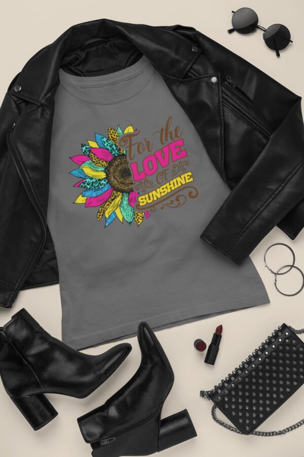 graphic tee with leather jacket outfit myhoneyberry